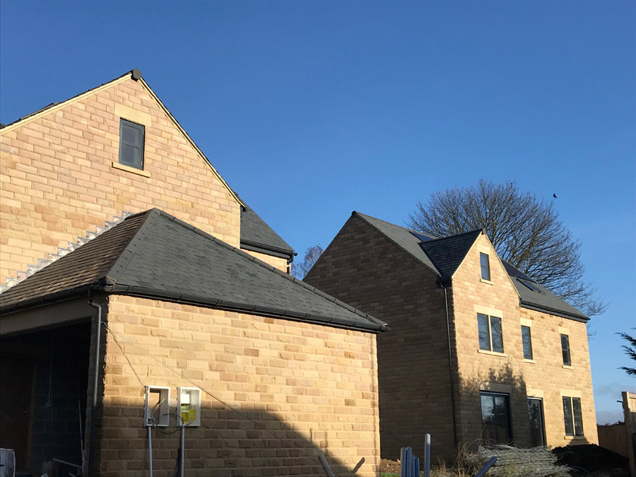pitched roofs