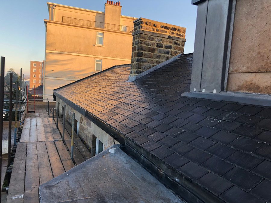 pitched roofs
