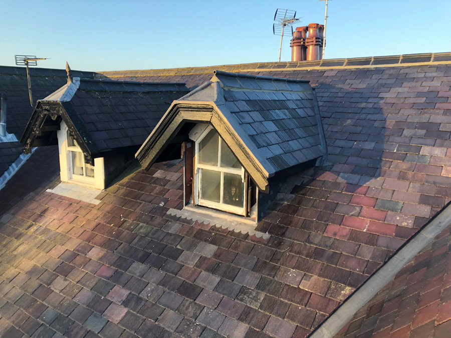 pitched roofs